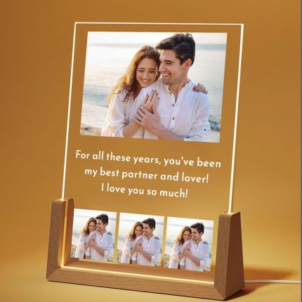 Custom Photo Acrylic Night Light – Portrait