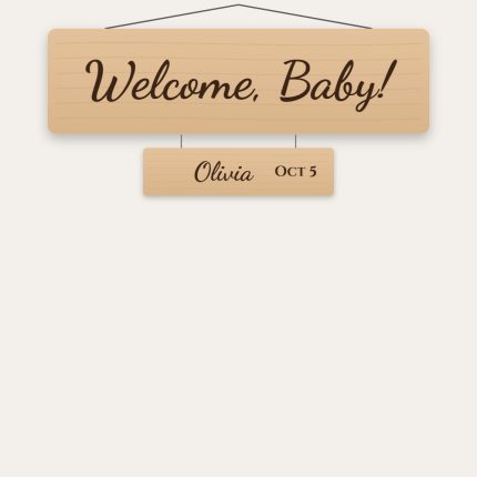 Extra Name Tag for Family Birthday Sign