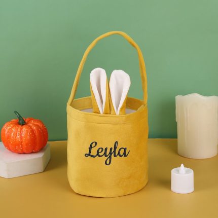 Personalized Bunny Ear Bucket Bag