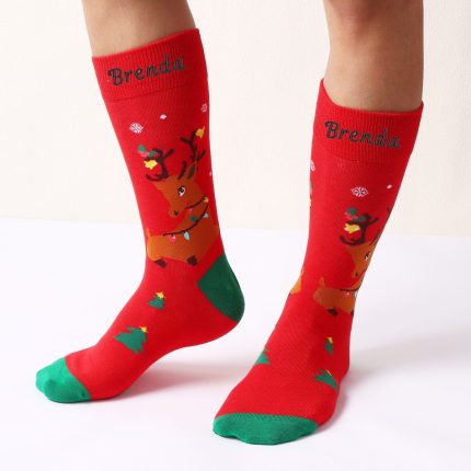 Personalized Christmas Crew Socks – photo 2