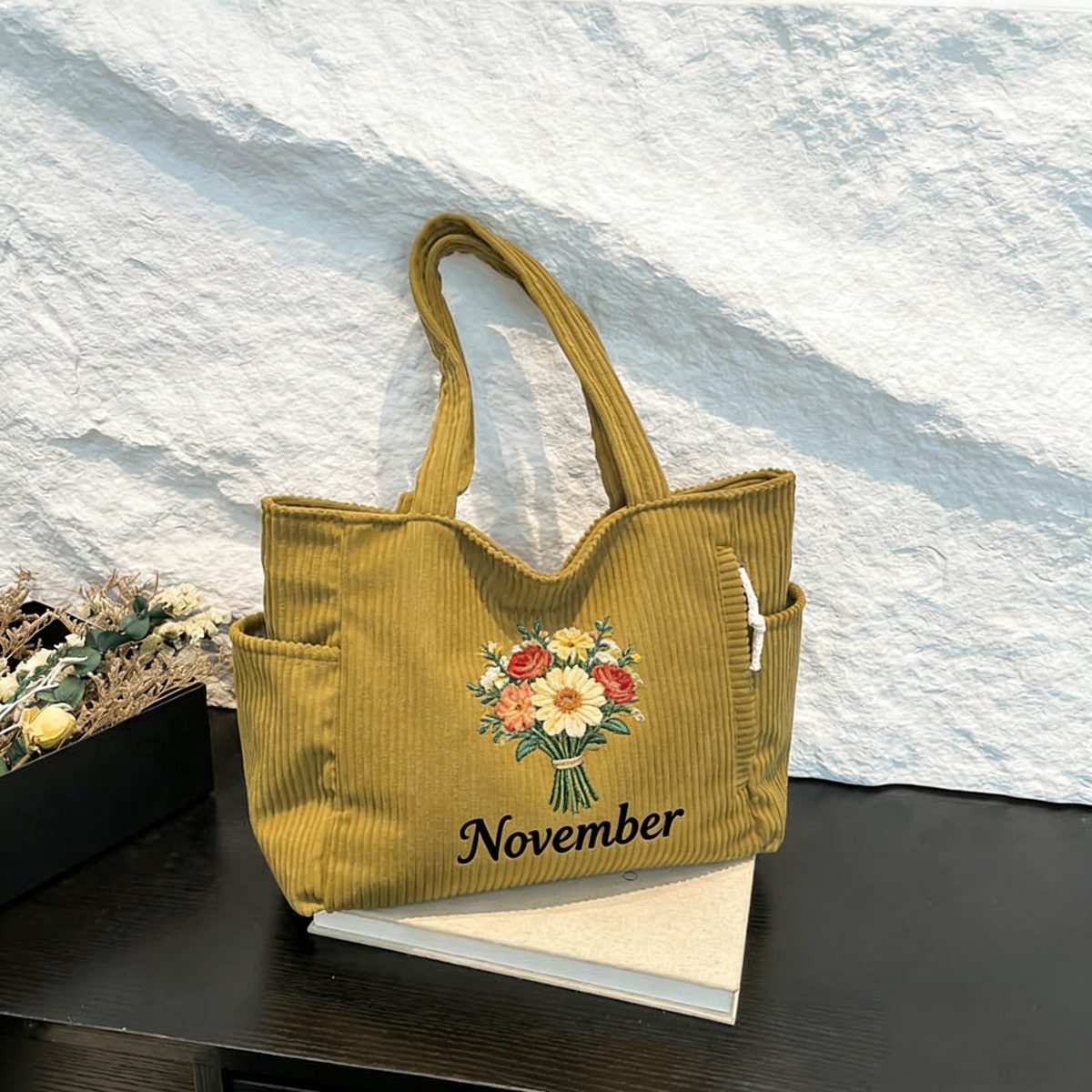 personalized-corduroy-birth-flower-tote-1