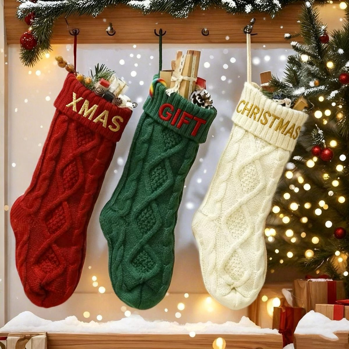 personalized-diamond-knit-christmas-stocking-18-in-1