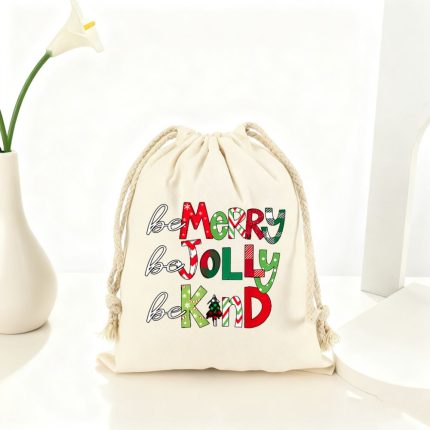 Personalized Drawstring Santa Sack