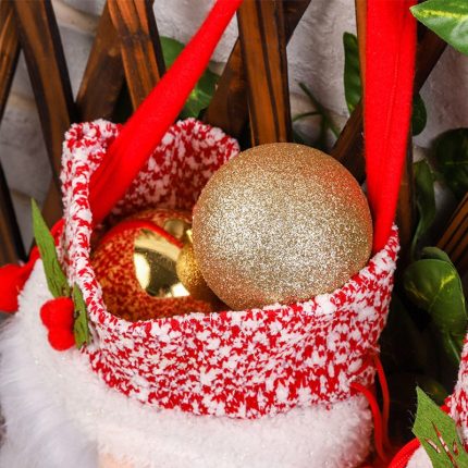 Personalized Gnome Christmas Gift Bag – photo 2