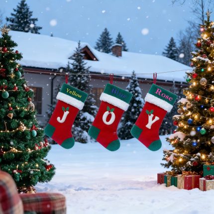 Personalized Initial Christmas Stocking (A–Z) – photo 2