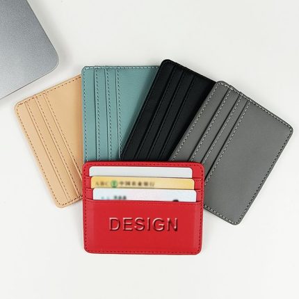 Personalized Leather Card Holder