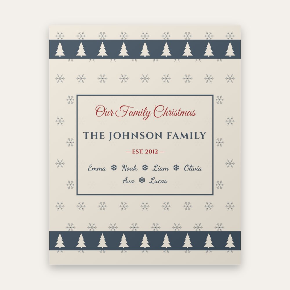 personalized-nordic-snowflake-family-christmas-blanket-1