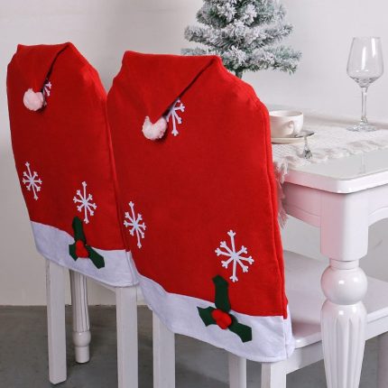 Personalized Santa Hat Chair Cover
