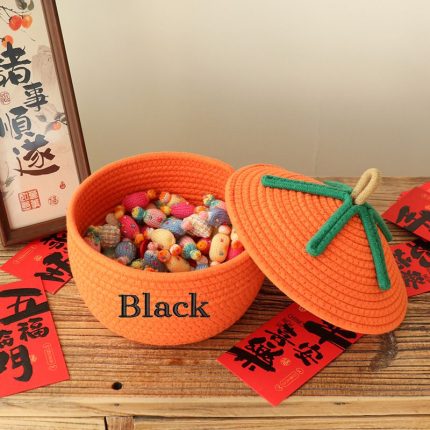 Personalized Woven Persimmon Basket – photo 2