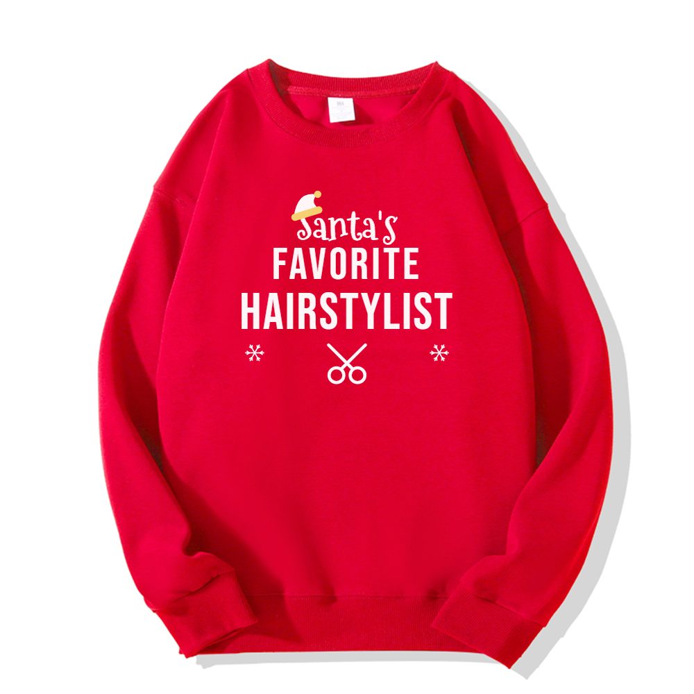 santas-favorite-hairstylist-christmas-shirt-1